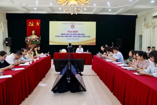 Bảo đảm chất lượng đánh giá thí điểm hiệu quả công tác phổ biến, giáo dục pháp luật
